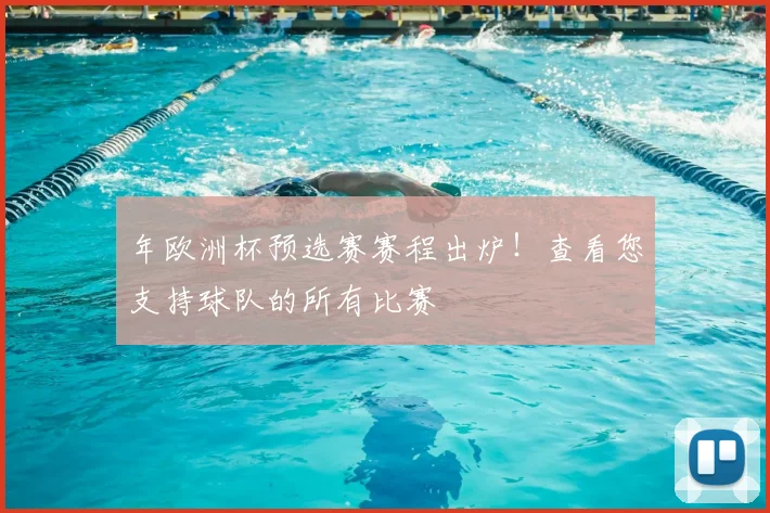 年欧洲杯预选赛赛程出炉！查看您支持球队的所有比赛